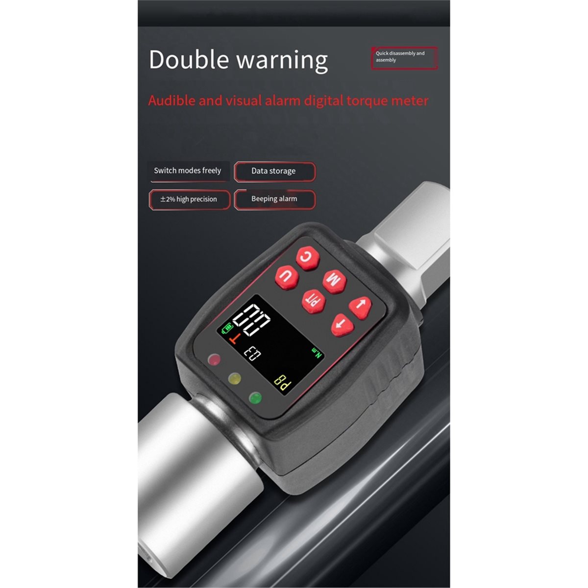 Industrial Visual - update. Digital Torque Meter Battery Powered