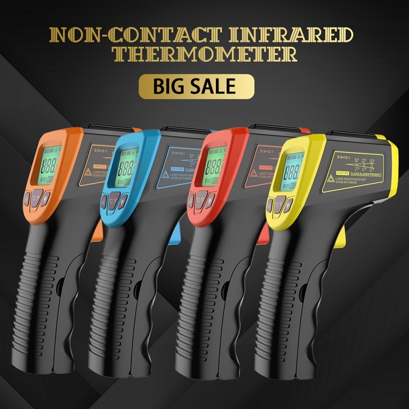 Industrial Laser Temperature Gun - Industrial Non-Contact Infrared Thermometer Temperature Gun