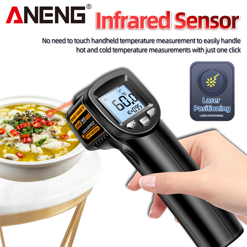 Industrial Laser Temperature Gun - Infrared Laser Thermometer Industrial Temparature Gun