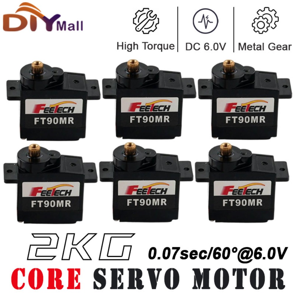 Servo Motor Cnc - 1/2/4 PCS Feetech FT90M Digital Metal