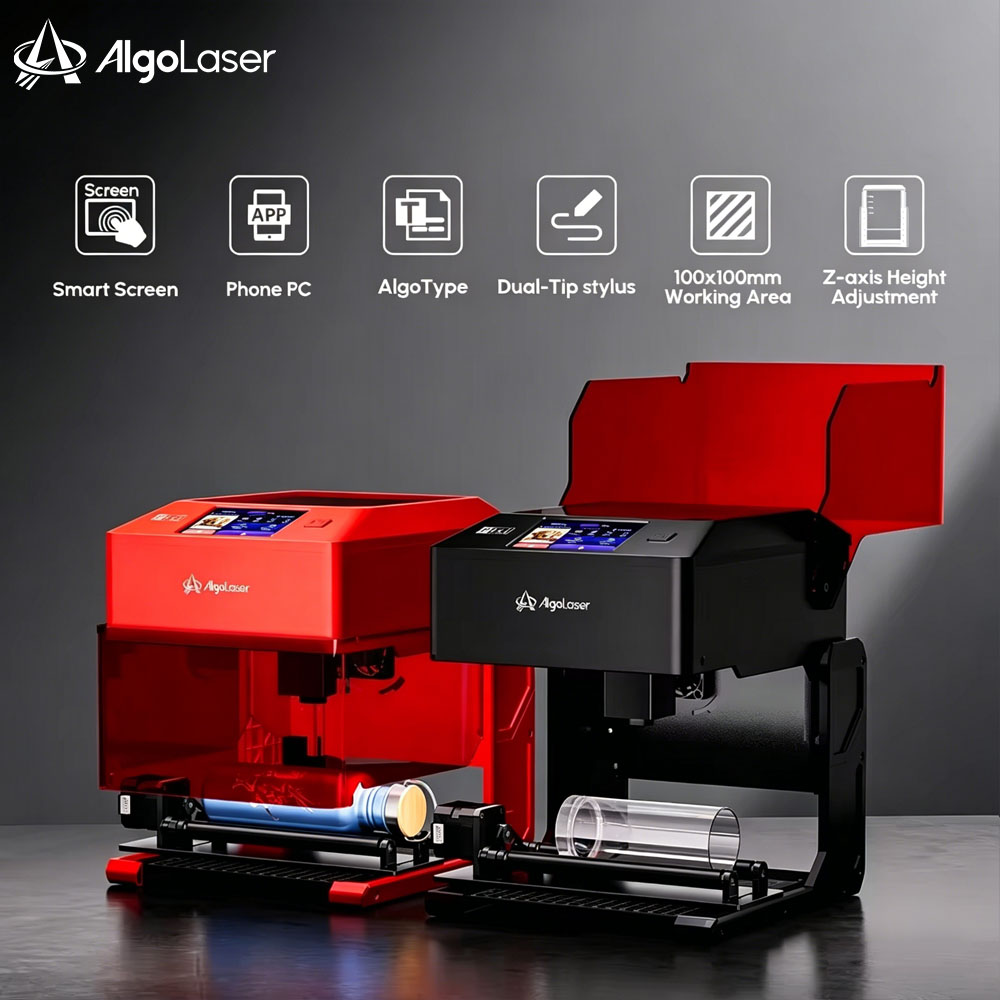 Industrial Acrylic Laser Cutter - AlgoLaser Leather Coated Metal Glass Wood