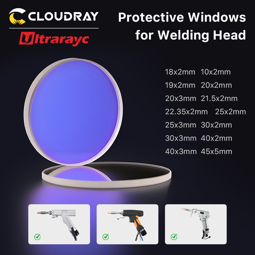 Industrial Laser Welder - 1/10/50/100PCS Fused Silica Protective Windows for