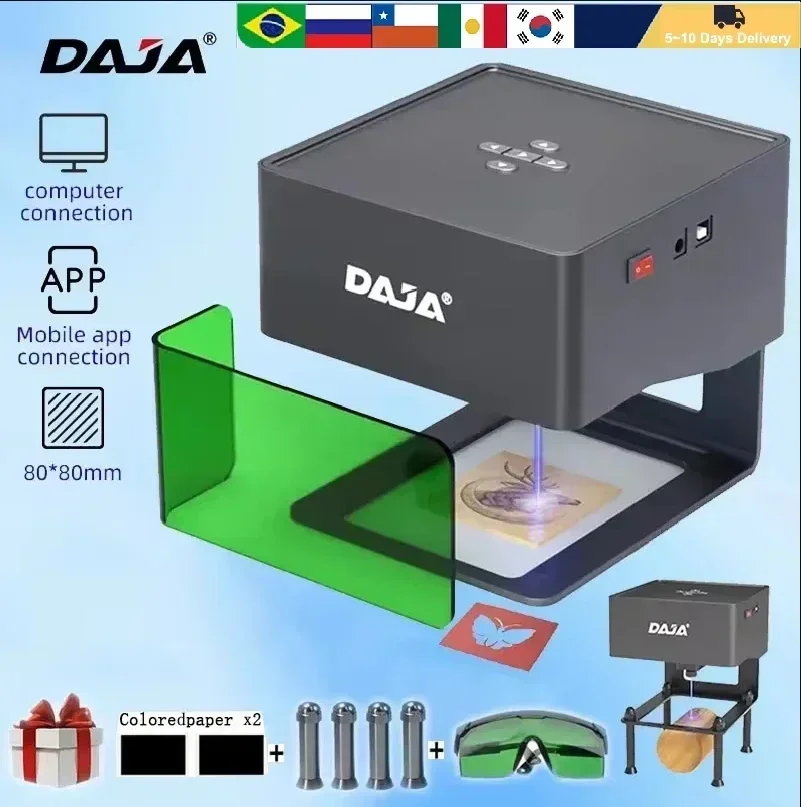 Industrial Acrylic Laser Cutter - DAJA DJ6 Laser Engraver Diy Laser