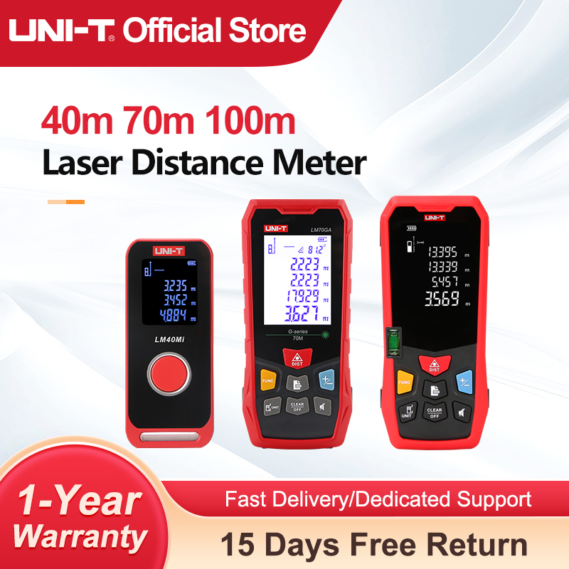 Industrial Laser Distance Sensor - UNI-T Laser Rangefinder 40m 60m 70m