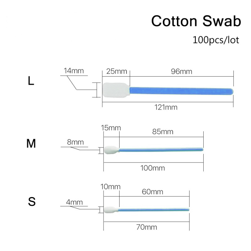 100pcs Industry Cotton Swab No - огляд і ціна Industrial Laser Manufacturers
