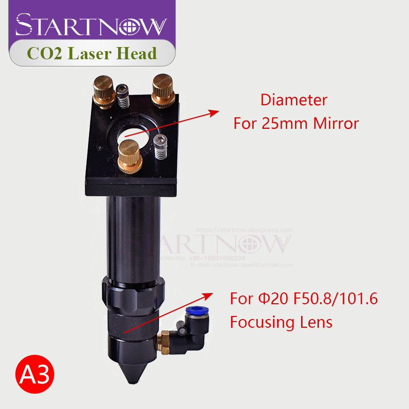 Startnow DIY CO2 Laser Head Se - огляд і ціна Industrial Acrylic Laser Cutter