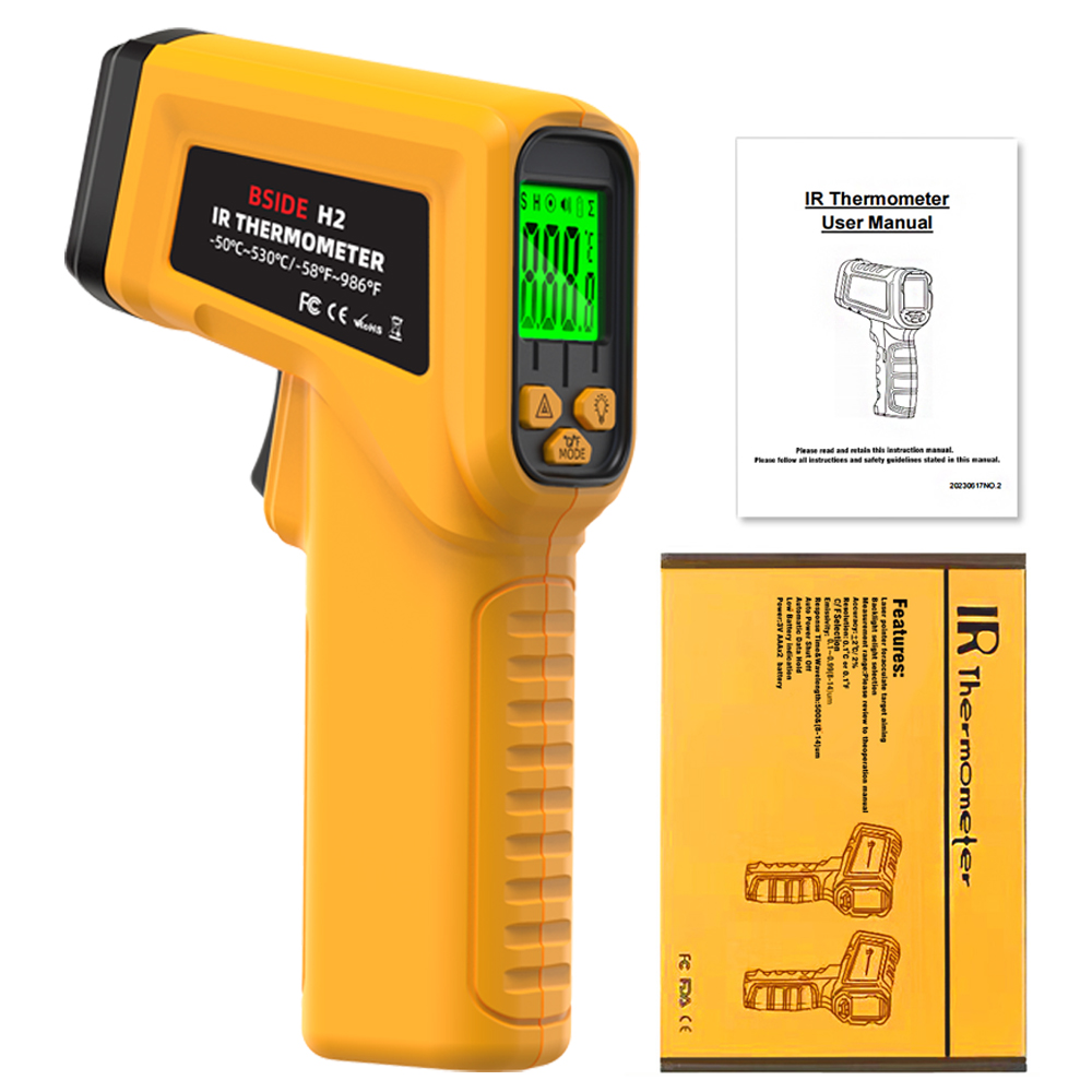 BSIDE Infrared Thermometer H2  - огляд і ціна Industrial Laser Temperature Sensor
