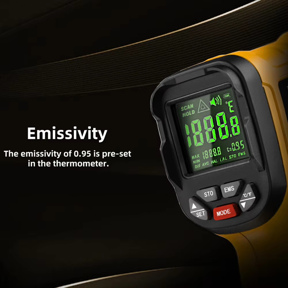 BSIDE Infrared Thermometer H2  - огляд і ціна Industrial Laser Temperature Sensor