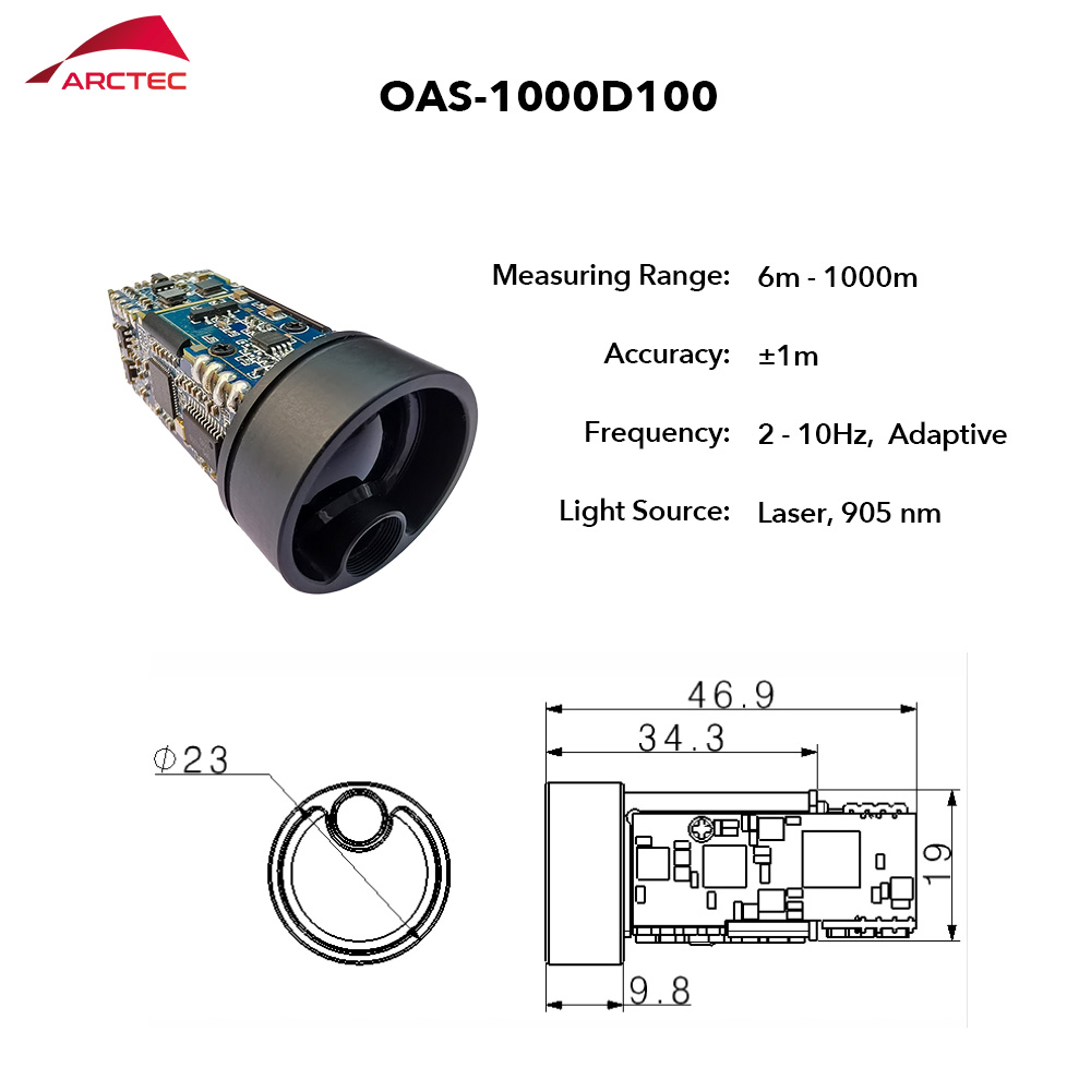 Long Range 1500m ±1m Laser Mea - огляд і ціна Industrial Laser Measurement
