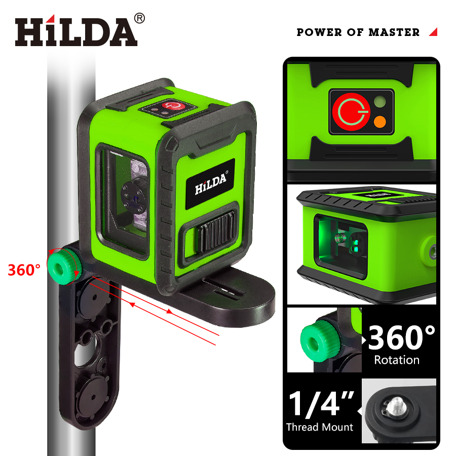HILDA Laser Level Meter 2-Line - огляд і ціна Industrial Laser Measurement