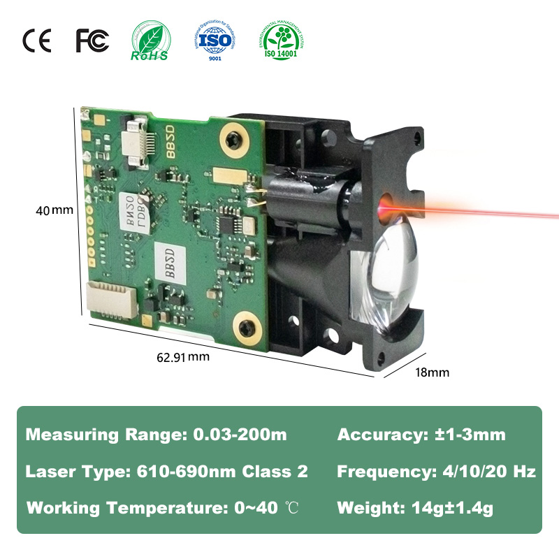 LDJ Laser Distance Sensor 200m - огляд і ціна Industrial Laser Distance Sensor
