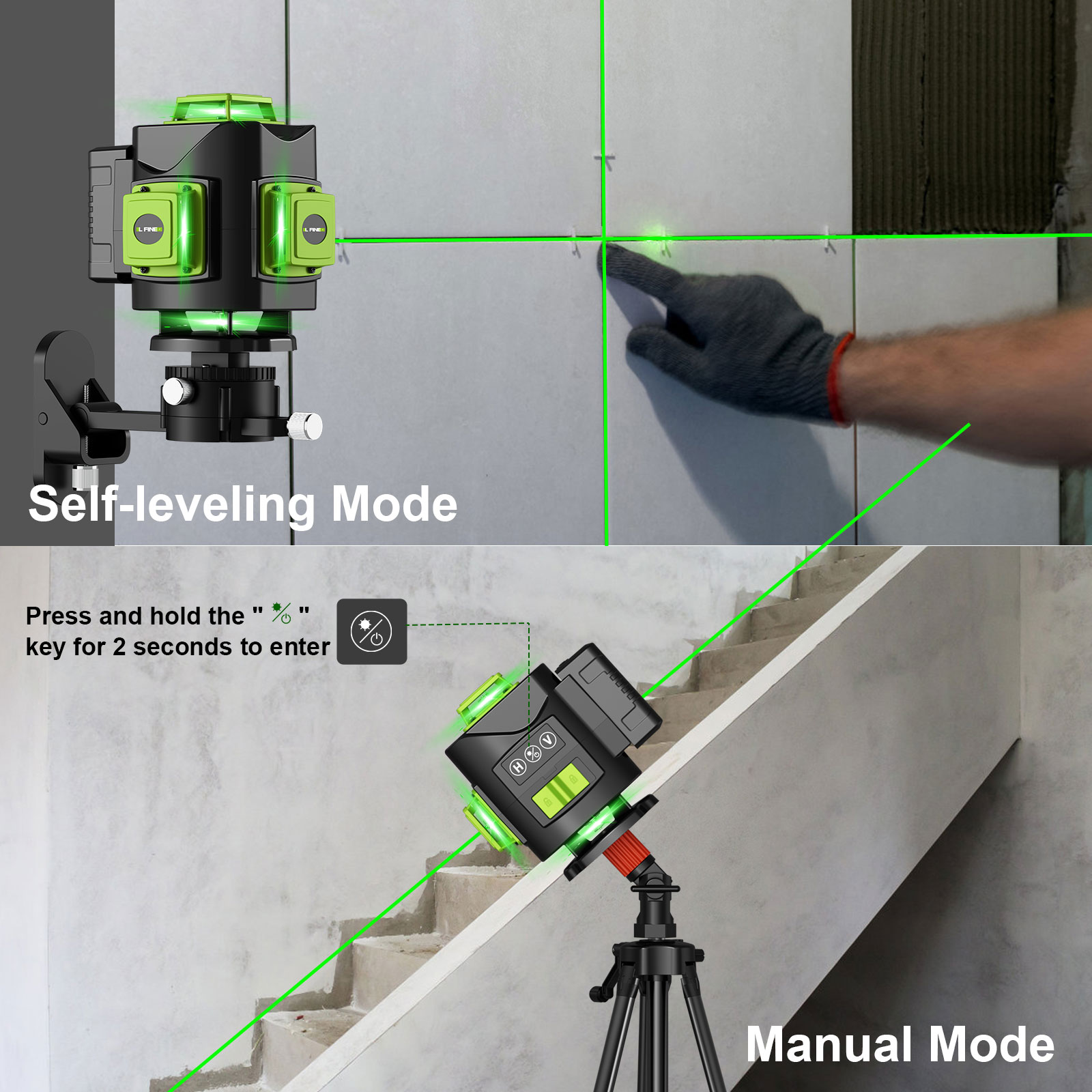 LFINE Nivel Laser Set  4D 16 L - огляд і ціна Industrial Laser Measurement