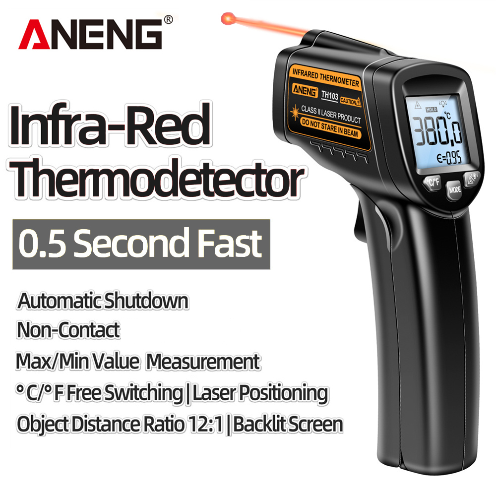Infrared Laser Thermometer Ind - огляд і ціна Industrial Laser Temperature Gun