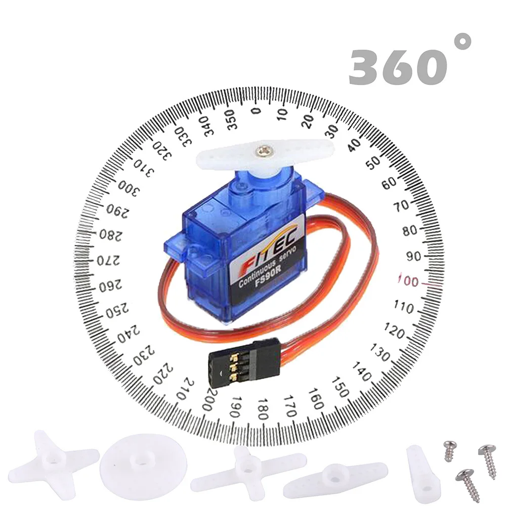 Feetech Mini FS90R Micro Servo - огляд і ціна Servo Motor Cnc
