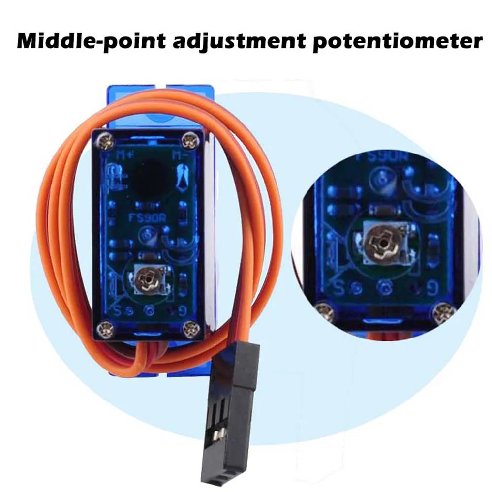 Feetech Mini FS90R Micro Servo - огляд і ціна Servo Motor Cnc