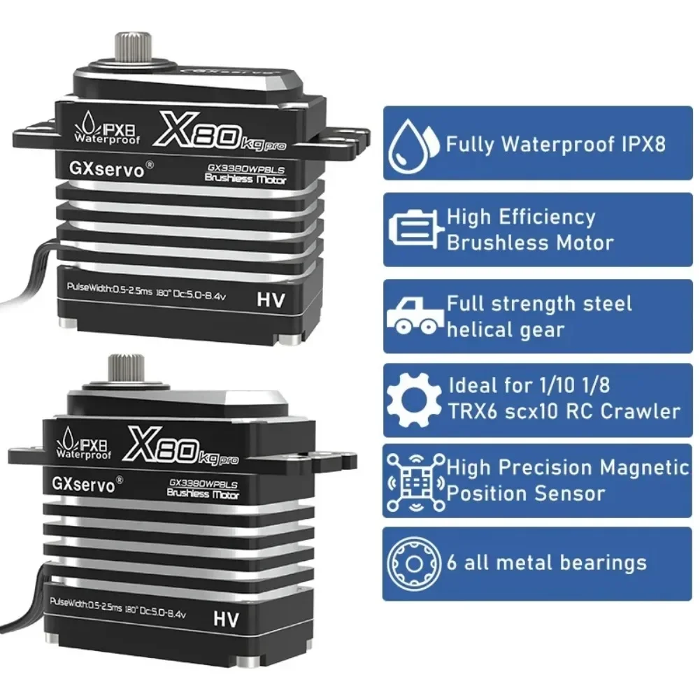 80KG Digital Servo Motor All M - огляд і ціна Servo Motor Cnc