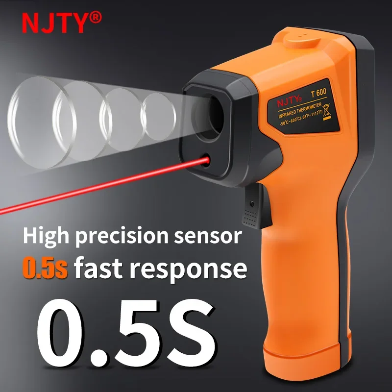 T400 T600 Digital Infrared The - огляд і ціна Industrial Laser Temperature Gun
