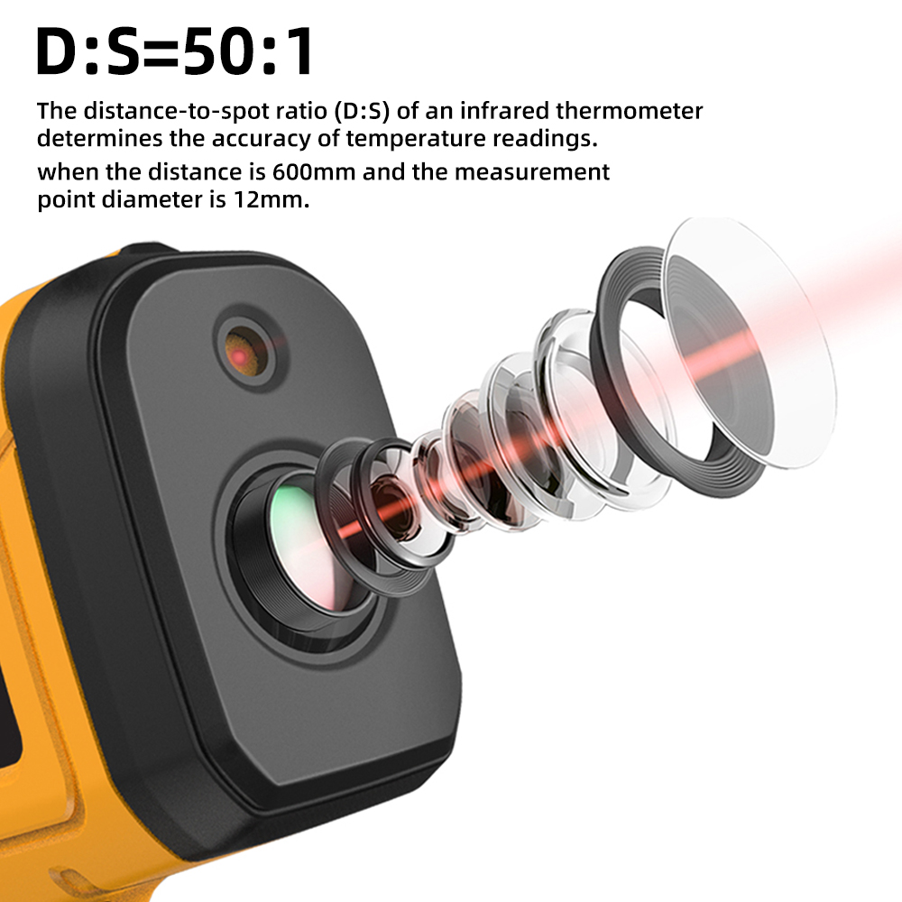 BSIDE -50~1400C Infrared Therm - огляд і ціна Industrial Laser Temperature Sensor