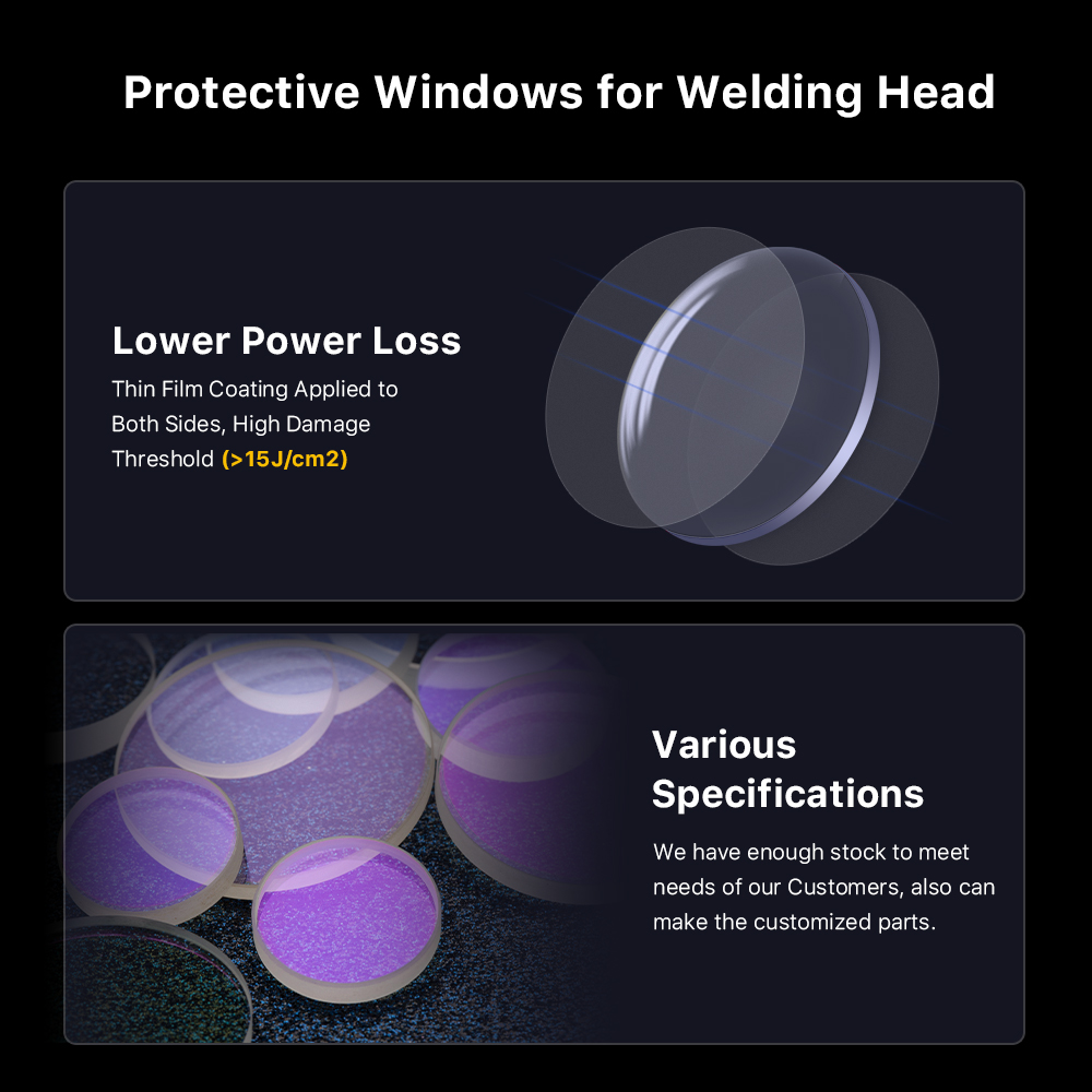 1/10/50/100PCS Fused Silica Pr - огляд і ціна Industrial Laser Welder