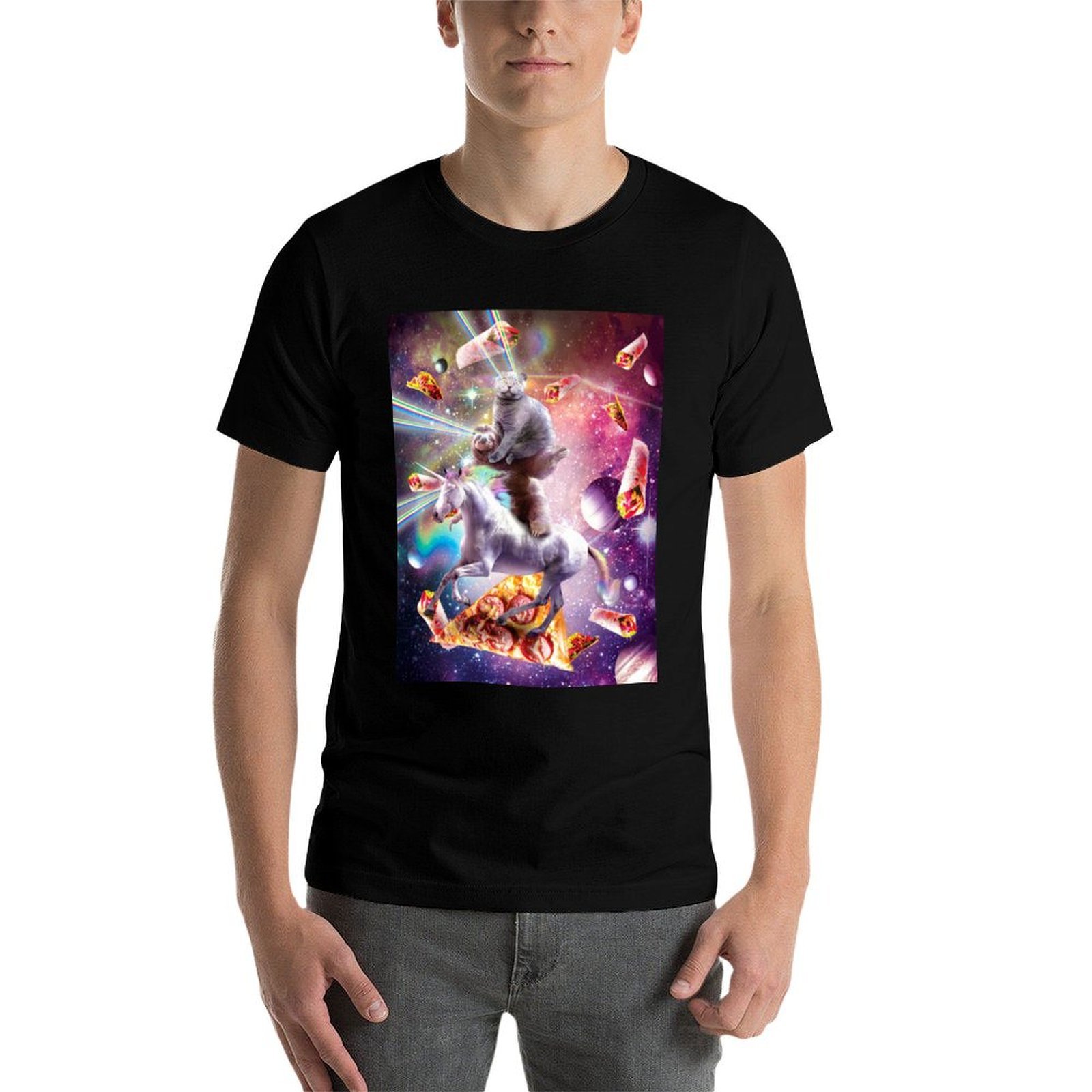 Laser Eyes Space Cat On Sloth  - огляд і ціна Industrial Laser Printing