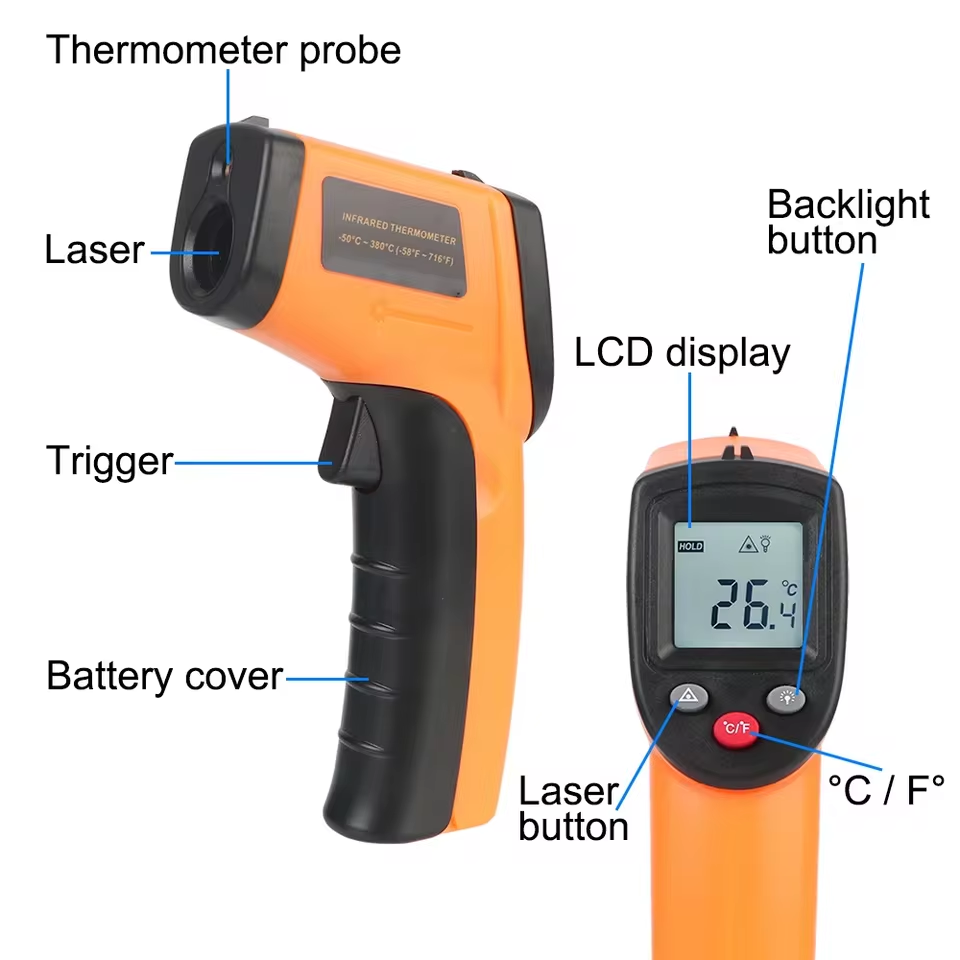 New T600 T600A Digital Infrare - огляд і ціна Industrial Laser Temperature Gun