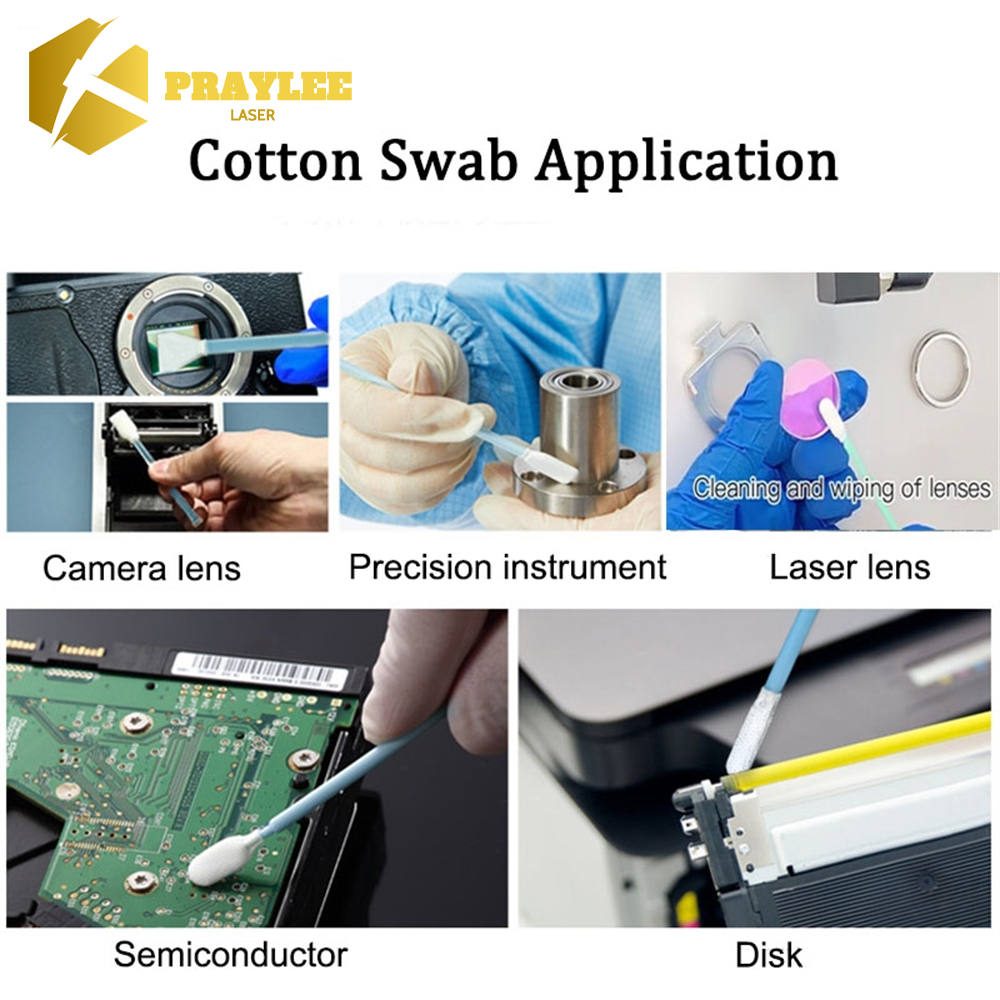 Praylee 100PCS Industry Cotton - огляд і ціна Industrial Laser For Cleaning