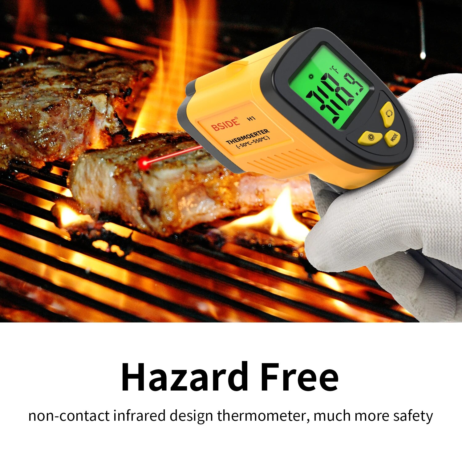 Digital Infrared Thermometer - - огляд і ціна Industrial Laser Temperature Gun
