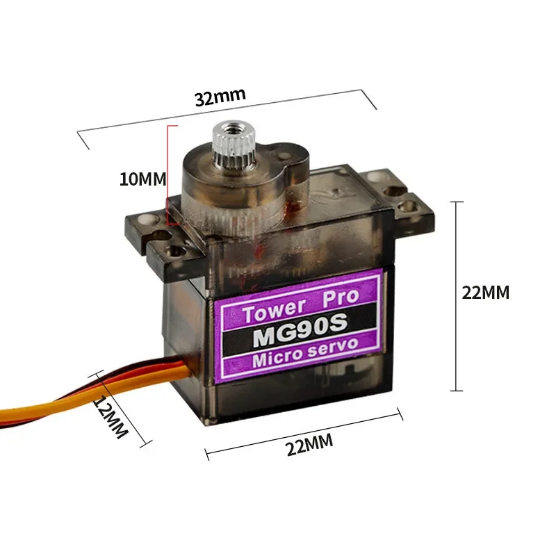 SG90/MG90S 9G Micro Digital Se - огляд і ціна Servo Motor Cnc