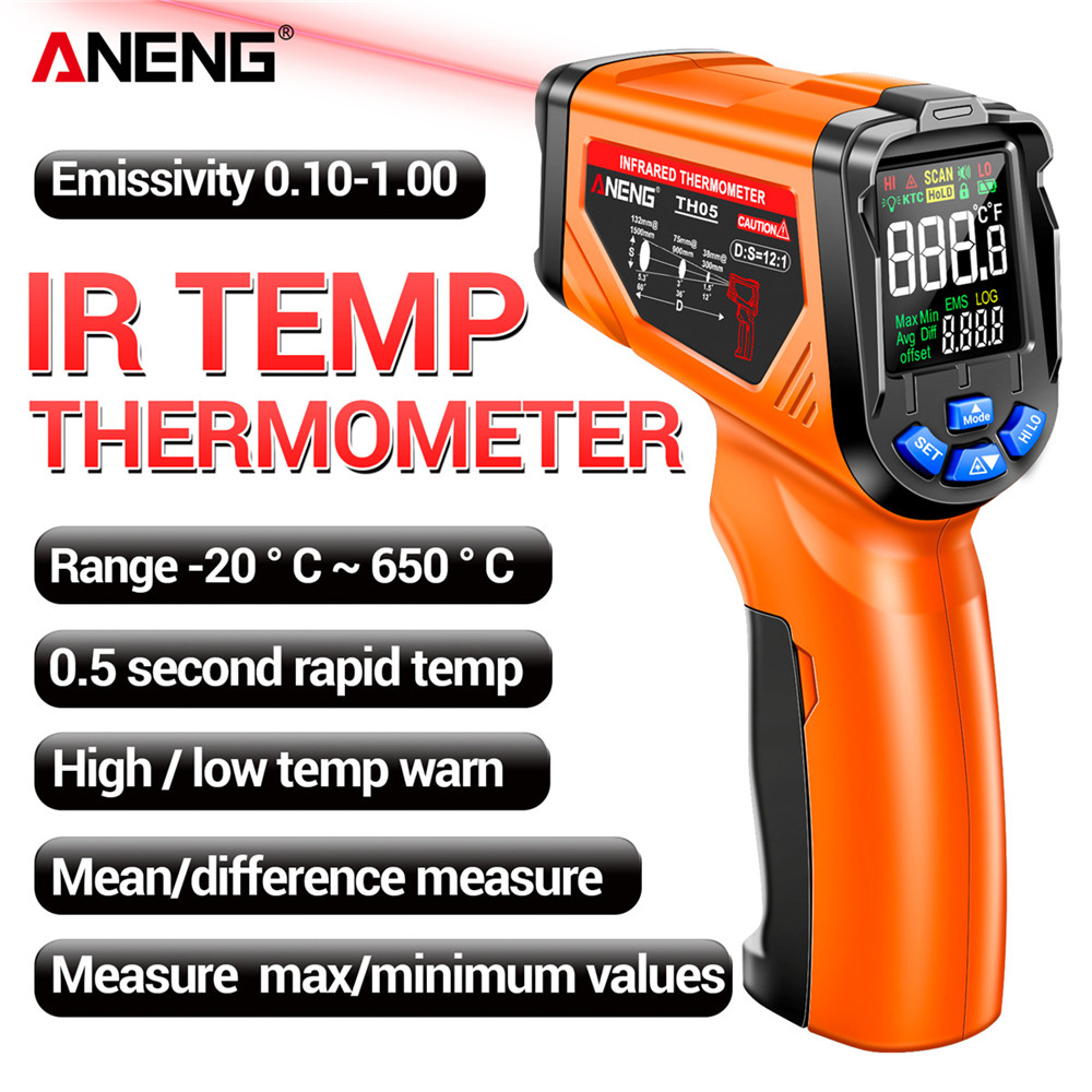 ANENG TH05 Infrared Thermomete - огляд і ціна Industrial Laser Temperature Gun