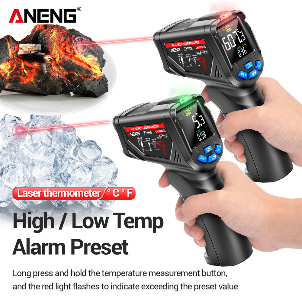 ANENG TH05 Infrared Thermomete - огляд і ціна Industrial Laser Temperature Gun