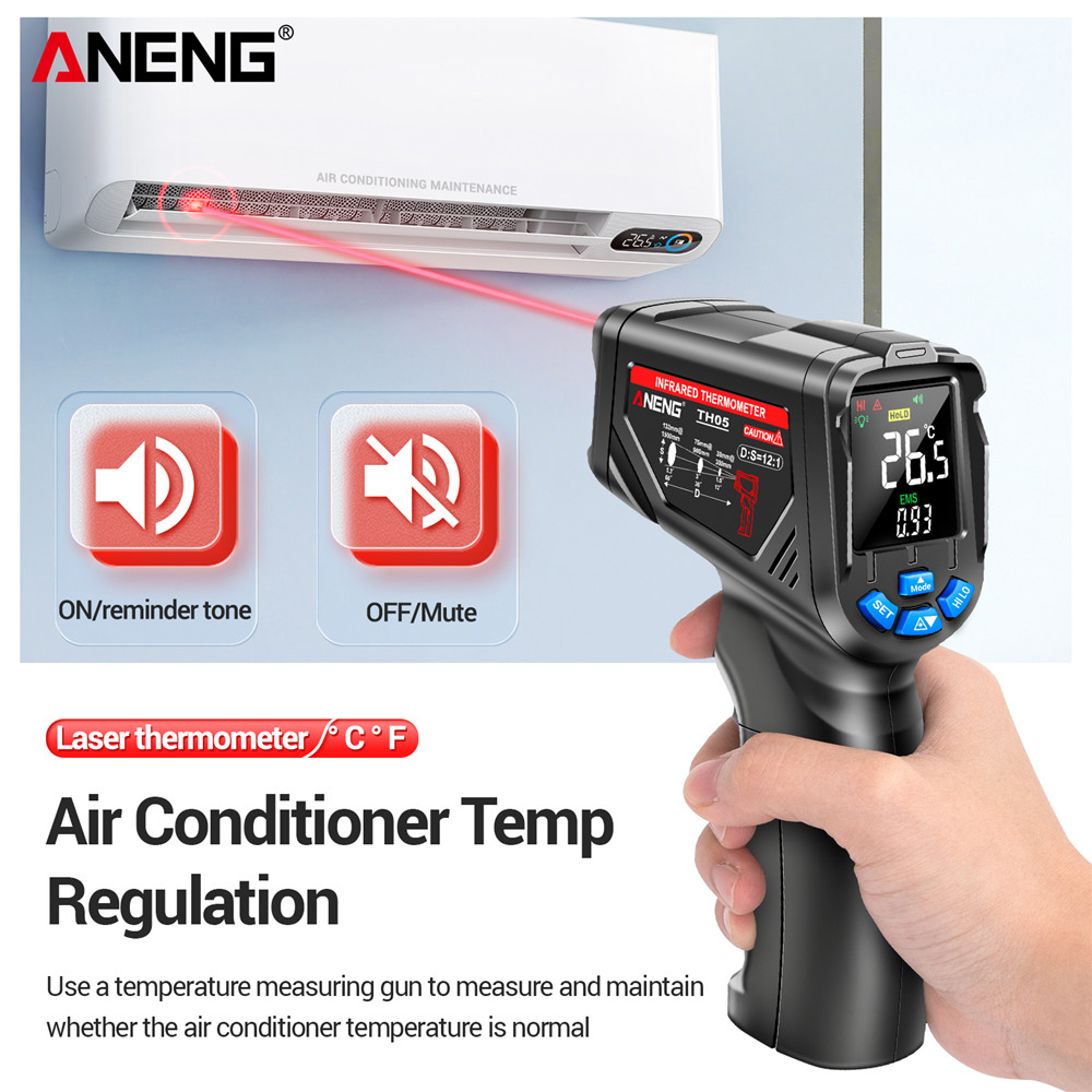 ANENG TH05 Infrared Thermomete - огляд і ціна Industrial Laser Temperature Gun
