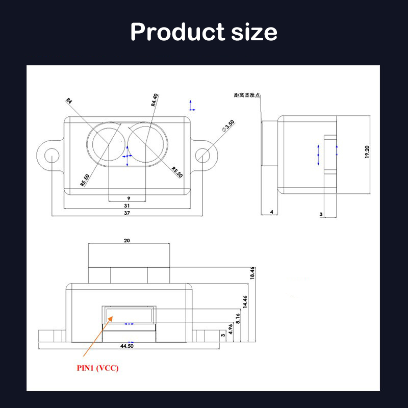 28m/14m TOF Infrared Laser Dis - огляд і ціна Industrial Laser Distance Sensor