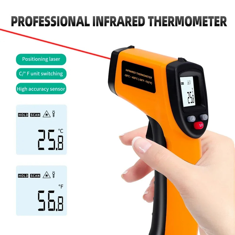 -50~380°C Industrial Infrared  - огляд і ціна Industrial Laser Temperature Gun