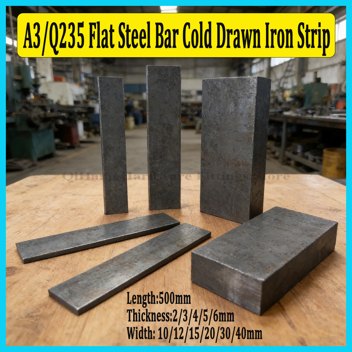 1Pc 500mm A3/Q235 Flat Steel B - огляд і ціна Industrial Laser Manufacturers