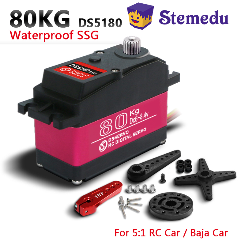 Dsservo Waterproof DS5180 80KG - огляд і ціна Servo Motor Cnc