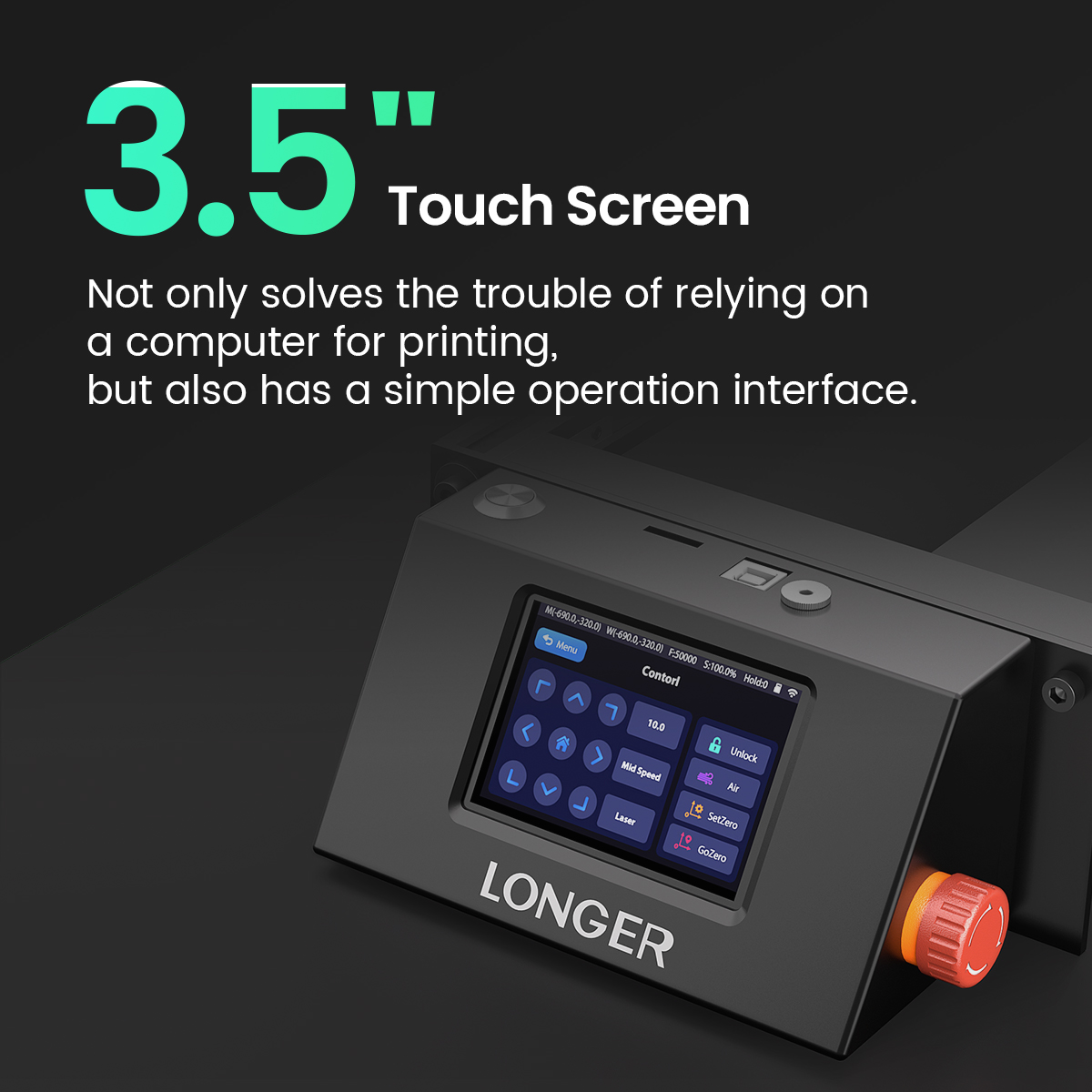 LONGER 20W 10W 5W Smart Laser  - огляд і ціна Industrial Acrylic Laser Cutter