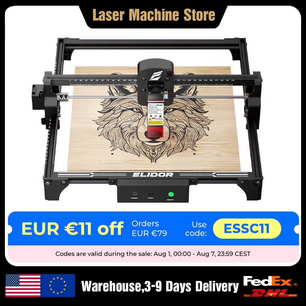ELIDOR Z6 6W Laser Engraver Ma - огляд і ціна Industrial Acrylic Laser Cutter